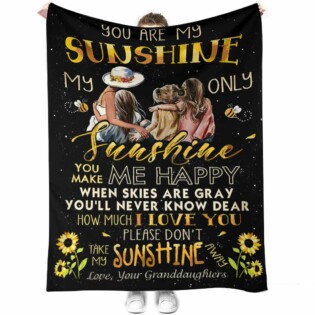 Family You Are My Sunshine - Flannel Blanket - Owl Ohh - Owl Ohh