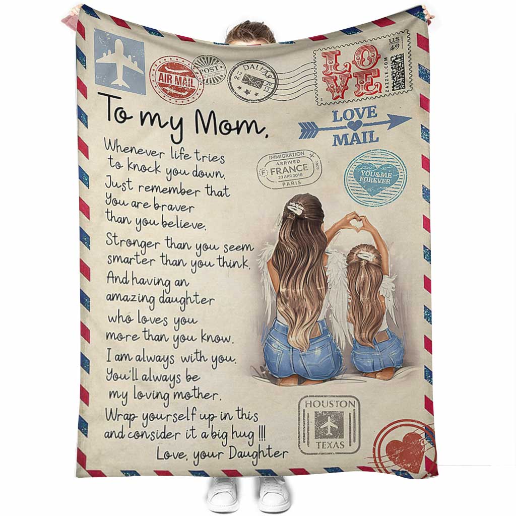 Family I Am Always With You Mother - Flannel Blanket - Owl Ohh - Owl Ohh