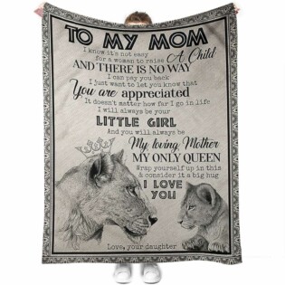 Lion I Love You To The Moon And Back - Flannel Blanket - Owl Ohh - Owl Ohh
