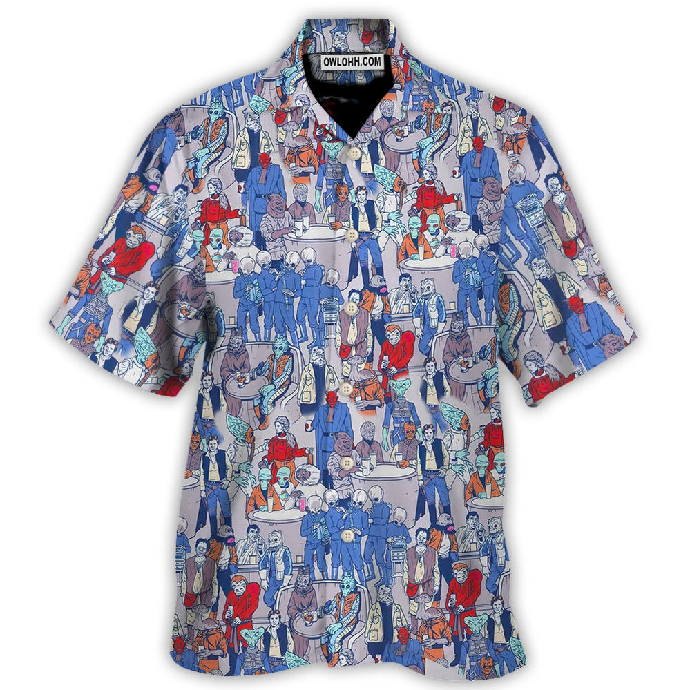 STAR WARS CANTINA COOL- Hawaiian Shirt For Men, Women, Kids - Owl Ohh-Owl Ohh