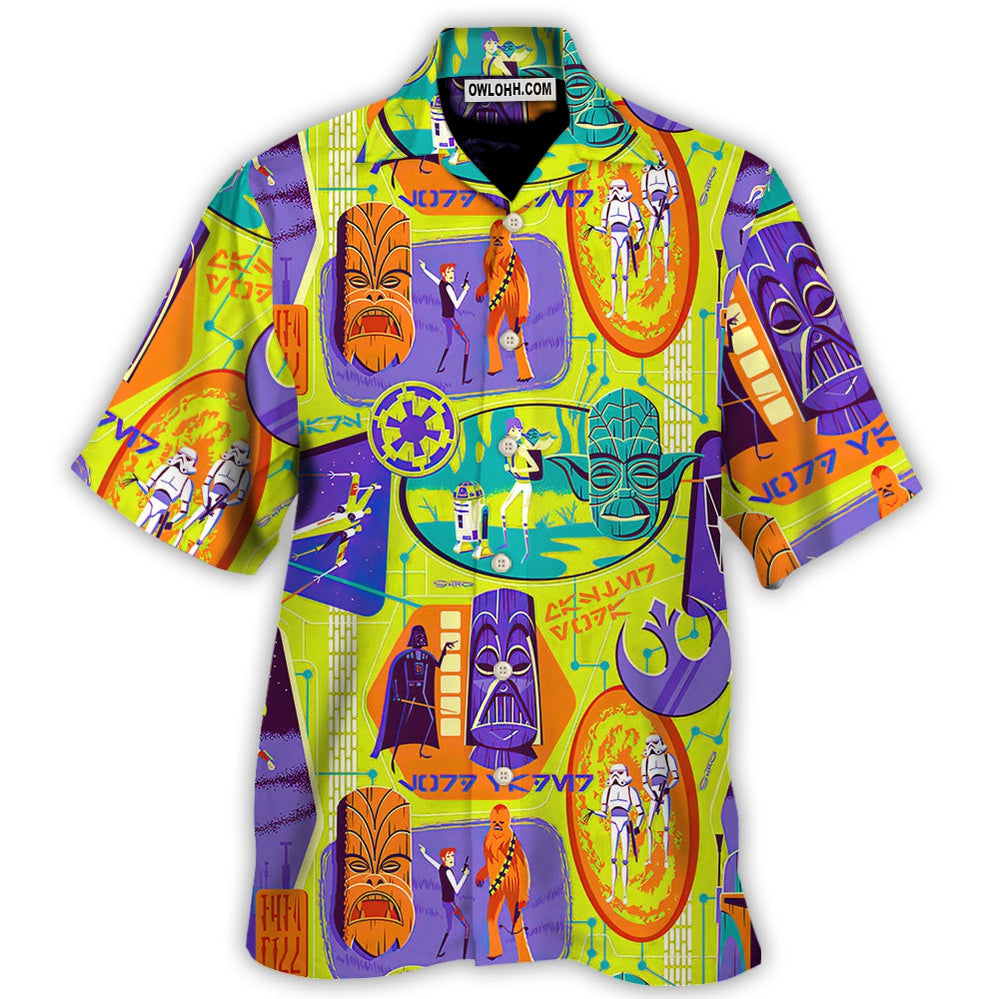 Star Wars Tiki Color - Hawaiian Shirt For Men, Women, Kids - Owl Ohh-Owl Ohh