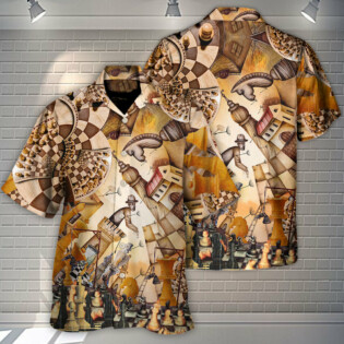 Chess Life Is A Chess Don't Waste A Move - Hawaiian Shirt - Owl Ohh - Owl Ohh