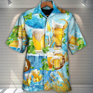 Beer Make Everyone Happy - Hawaiian Shirt - Owl Ohh - Owl Ohh