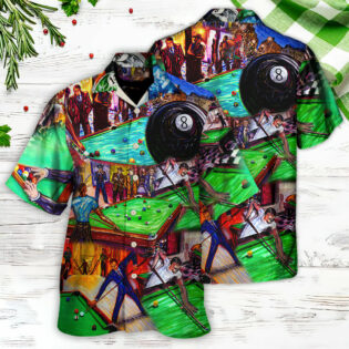 Billiard Rack Em Up I'm So Cool - Hawaiian Shirt - Owl Ohh - Owl Ohh