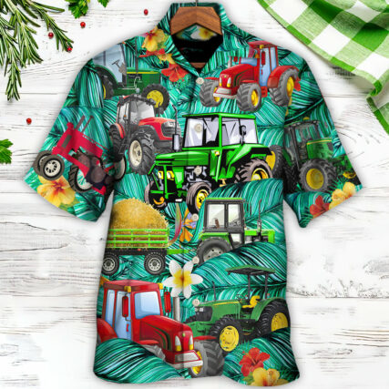 Tractor I Promise Tropical - Hawaiian Shirt - Owl Ohh - Owl Ohh