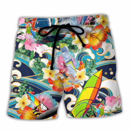 Windsurfing Sorry I Can't Windsurfing Is My Attention - Beach Short