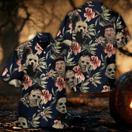 Halloween Horror Movie Tropical Style - Hawaiian Shirt - Owl Ohh-Owl Ohh