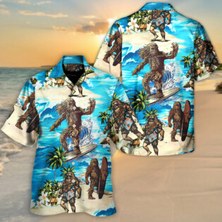 Star Wars Chewbacca Surfing - Hawaiian Shirt For Men, Women, Kids - Owl Ohh-Owl Ohh