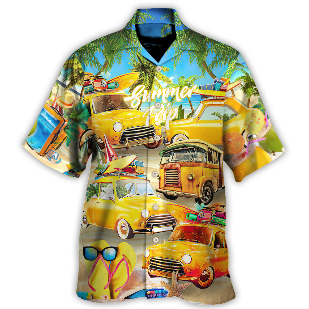 Car Let The Sea Summer Trip - Hawaiian Shirt - Owl Ohh - Owl Ohh