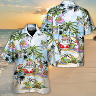 SW Disney Baby Yoda So Cool - Hawaiian Shirt - Owl Ohh-Owl Ohh