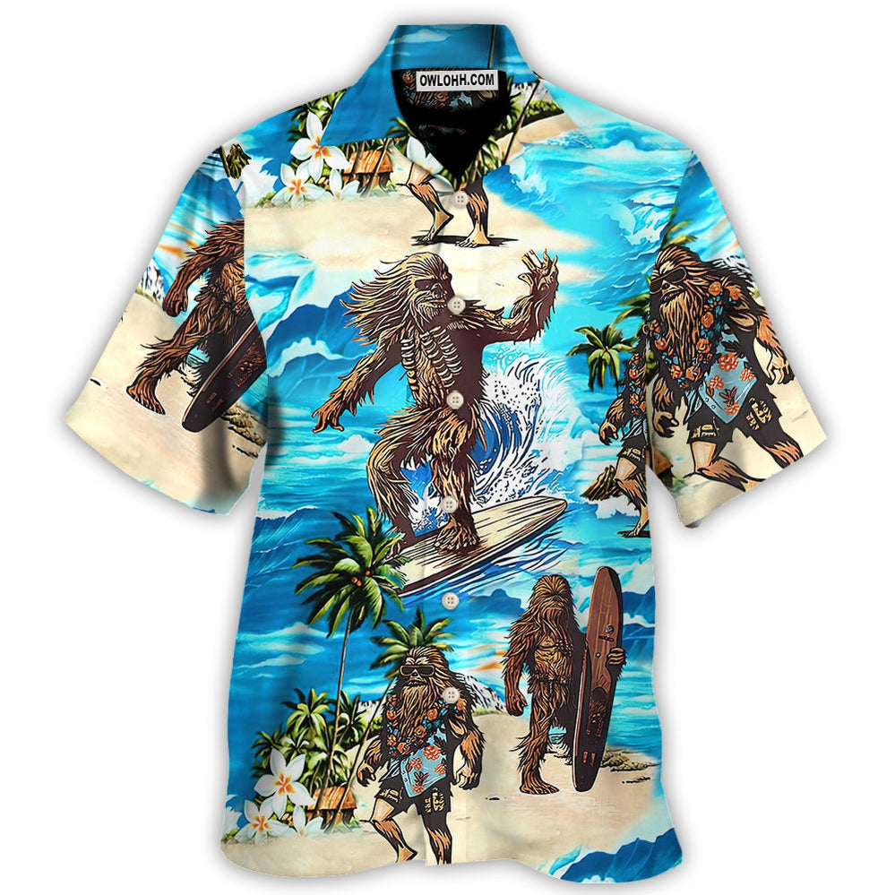 Star Wars Chewbacca Surfing - Hawaiian Shirt For Men, Women, Kids - Owl Ohh-Owl Ohh