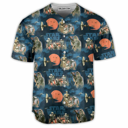 Starwars Never Underestimate A Droid - Baseball Jersey
