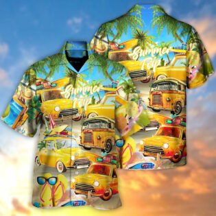Car Let The Sea Summer Trip - Hawaiian Shirt - Owl Ohh - Owl Ohh