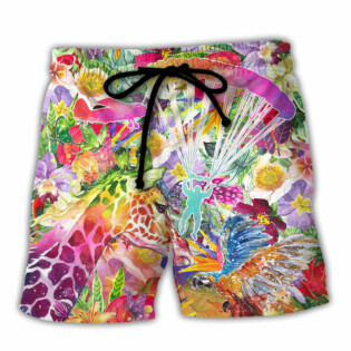 Parasailing Born To Fly Forced To Work  - Beach Short