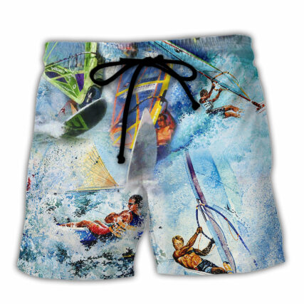Windsurfing Make Life Suck Less - Beach Short