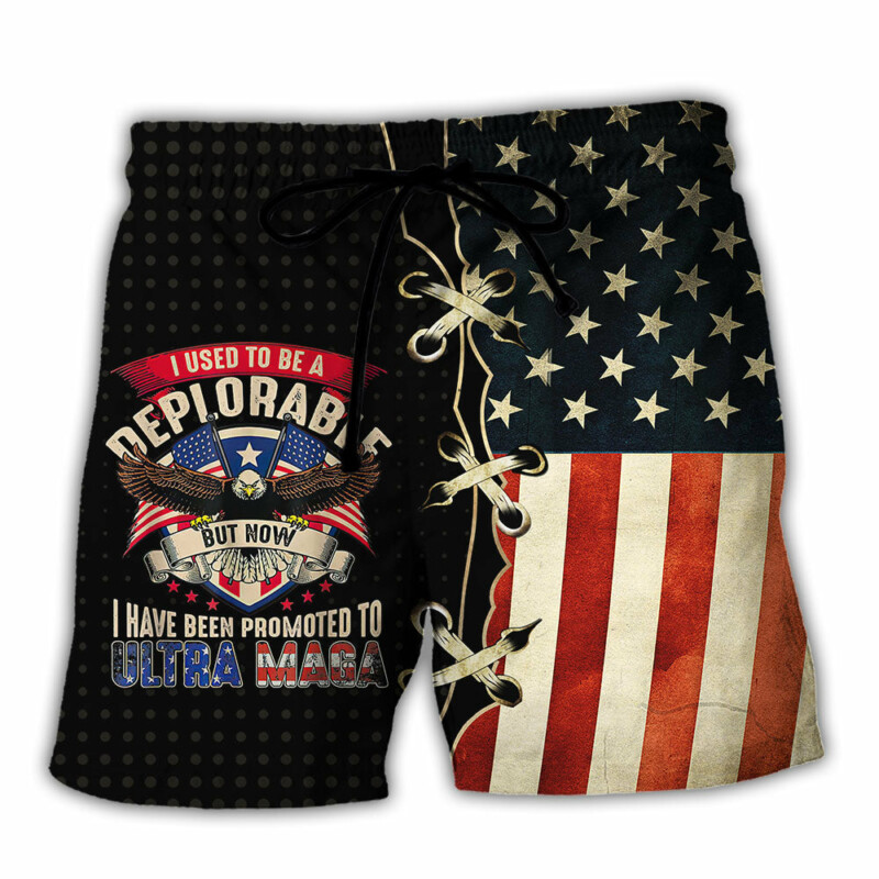 America I Used To Be A Deplorable - Beach Short - Owl Ohh - Owl Ohh