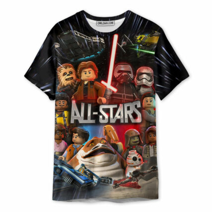 Star Wars Lego All Star - Unisex 3D T-shirt