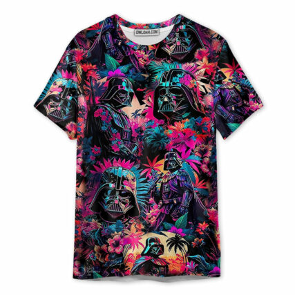 Star Wars Darth Vader Synthwave Cool - Unisex 3D T-shirt