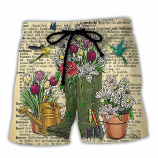 Gardening Into the Garden I Go to Lose My Mind Find My Soul - Beach Short
