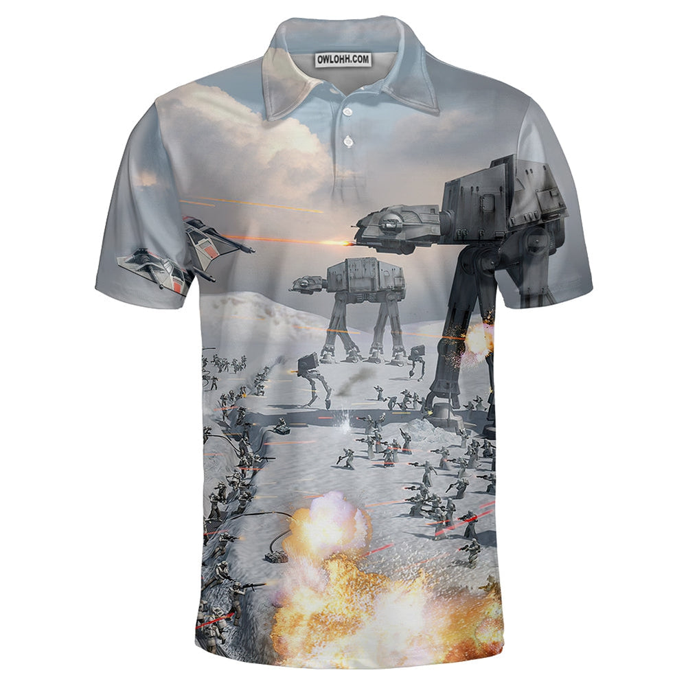 Star Wars Battle Of Hoth AT-AT - Polo Shirt
