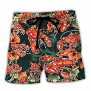 Lobster This Lobster Is So Uncooked Tropical Vibe Amazing Style - Beach Short