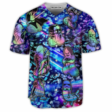 Star Wars Funny Wishing You Much Hap-Pen!s - Baseball Jersey