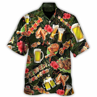 Barbecue Funny BBQ Stand Back Grandpa Is Grilling - Hawaiian Shirt
