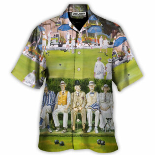 Lawn Bowling This Is My Family - Hawaiian Shirt - Owl Ohh - Owl Ohh
