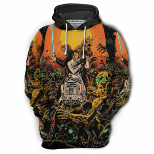 Starwars Halloween Return To Mustafar In Ghosts Of Vader’s Castle 3 - Hoodie