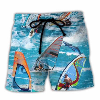 Windsurfing I Have 99 Problems But Windsurfing Ain't One - Beach Short