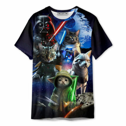Star Wars Cat All Star - Unisex 3D T-shirt
