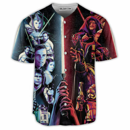 Star Wars May The Force Be With You - Baseball Jersey