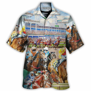Horseback Riding Horse Because People Suck - Hawaiian Shirt