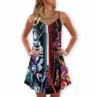 Star Wars May The Force Be With You - V-neck Sleeveless Cami Dress