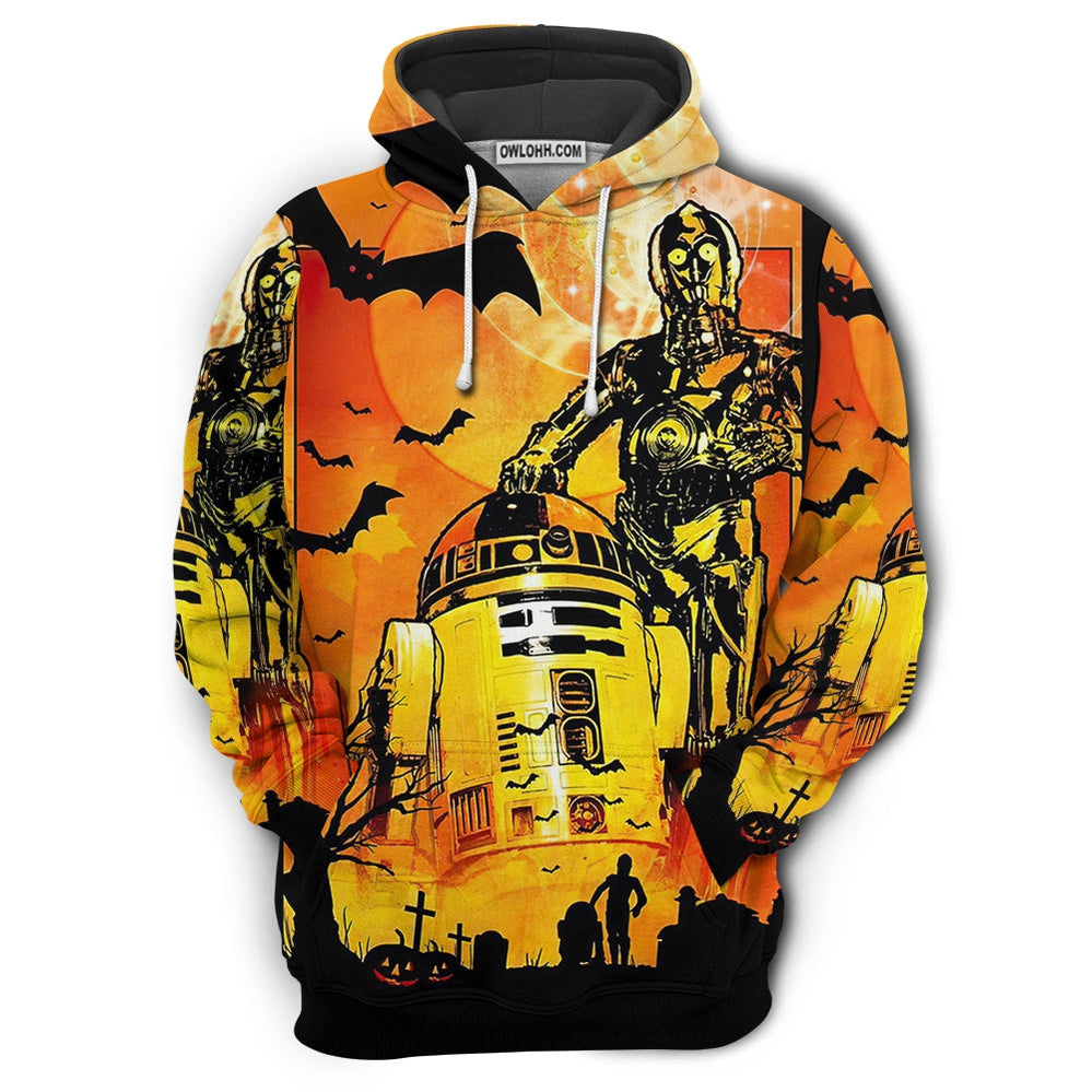 Starwars Halloween R2-D2 and C-3PO Appear - Hoodie