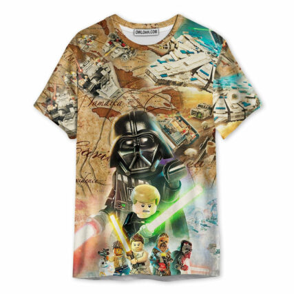 Star Wars Lego Pirate Vintage Ship - Unisex 3D T-shirt