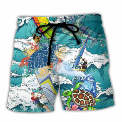 Windsurfing With Wind Surfing It's Just You - Beach Short
