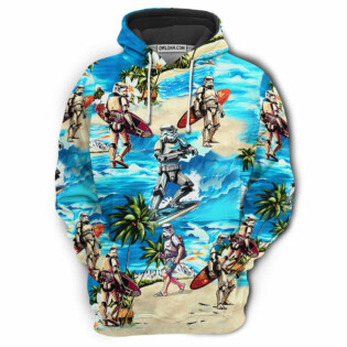 Stormtrooper Starwars Surfing - Hoodie