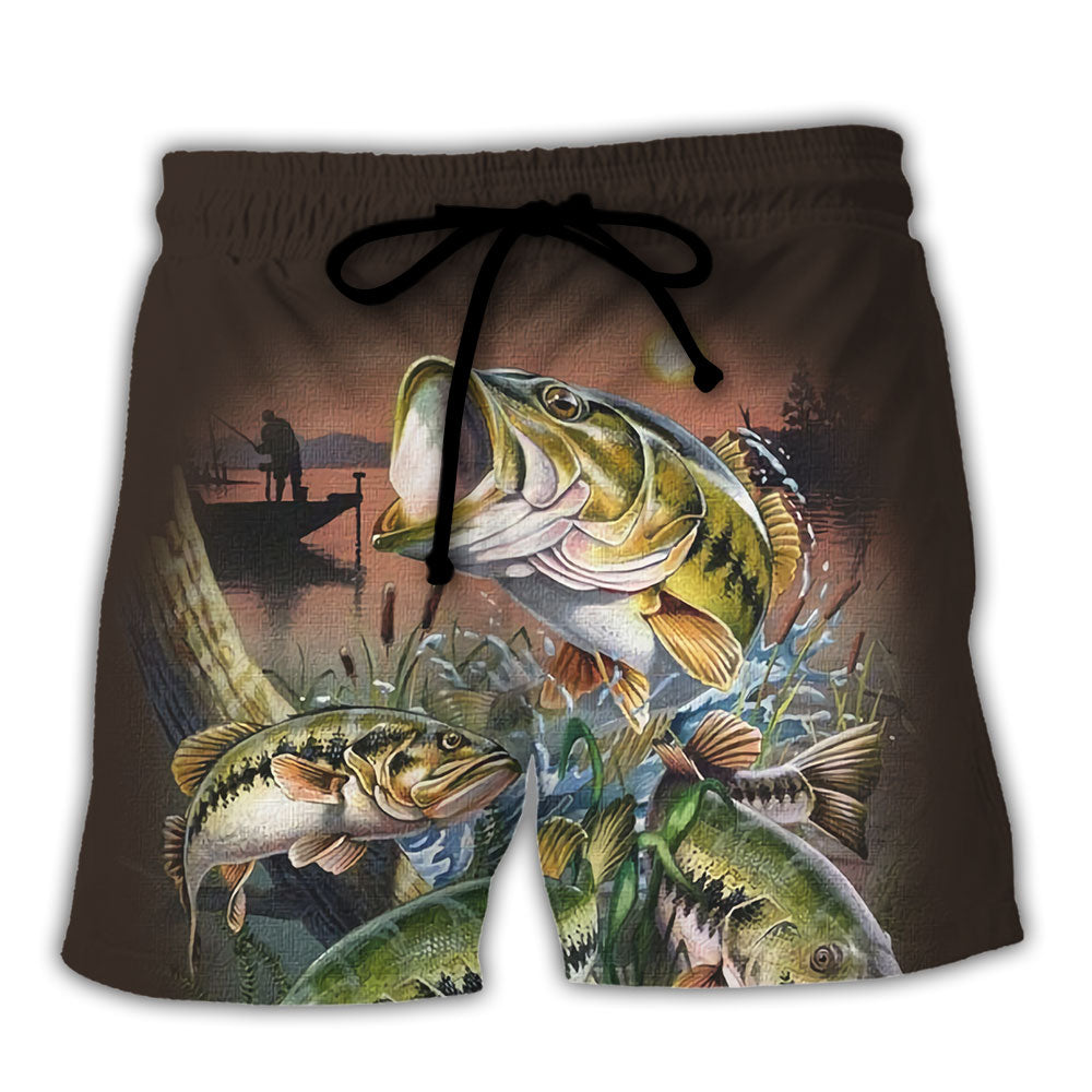 Fishing I Know I Fish Like A Girl Try To Keep Up Amazing Style - Beach Short