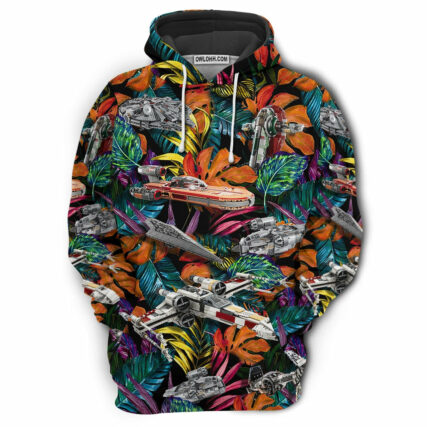 Star Wars Lego Ship Tropical - Hoodie