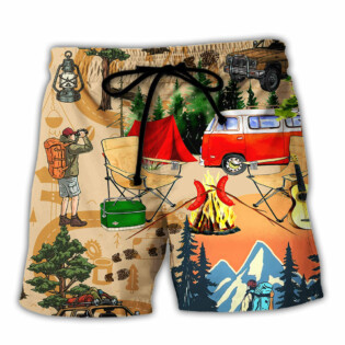 Camping It's All Fun And Games Until Someone Loses A Weiner - Beach Short