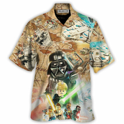 Star Wars Lego Pirate Vintage Ship - Hawaiian Shirt