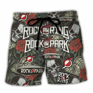 Rock Am Ring And Rock Im Park Music Lover Amazing Style - Beach Short - Owl Ohh - Owl Ohh