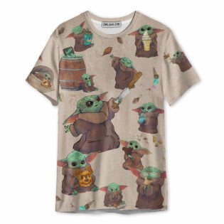Star Wars Baby Yoda Eating Everything - Unisex 3D T-shirt