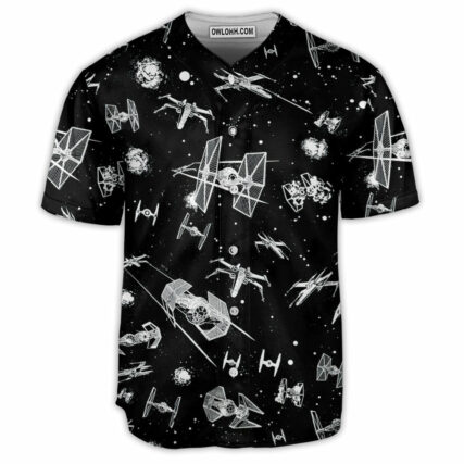 STAR WARS SPACECRAFT PATTERN - Baseball Jersey