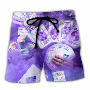 Gambling Purple Style - Beach Short - Owl Ohh - Owl Ohh