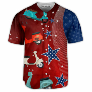 Scooter USA Star Independence Day - Baseball Jersey - Owl Ohh