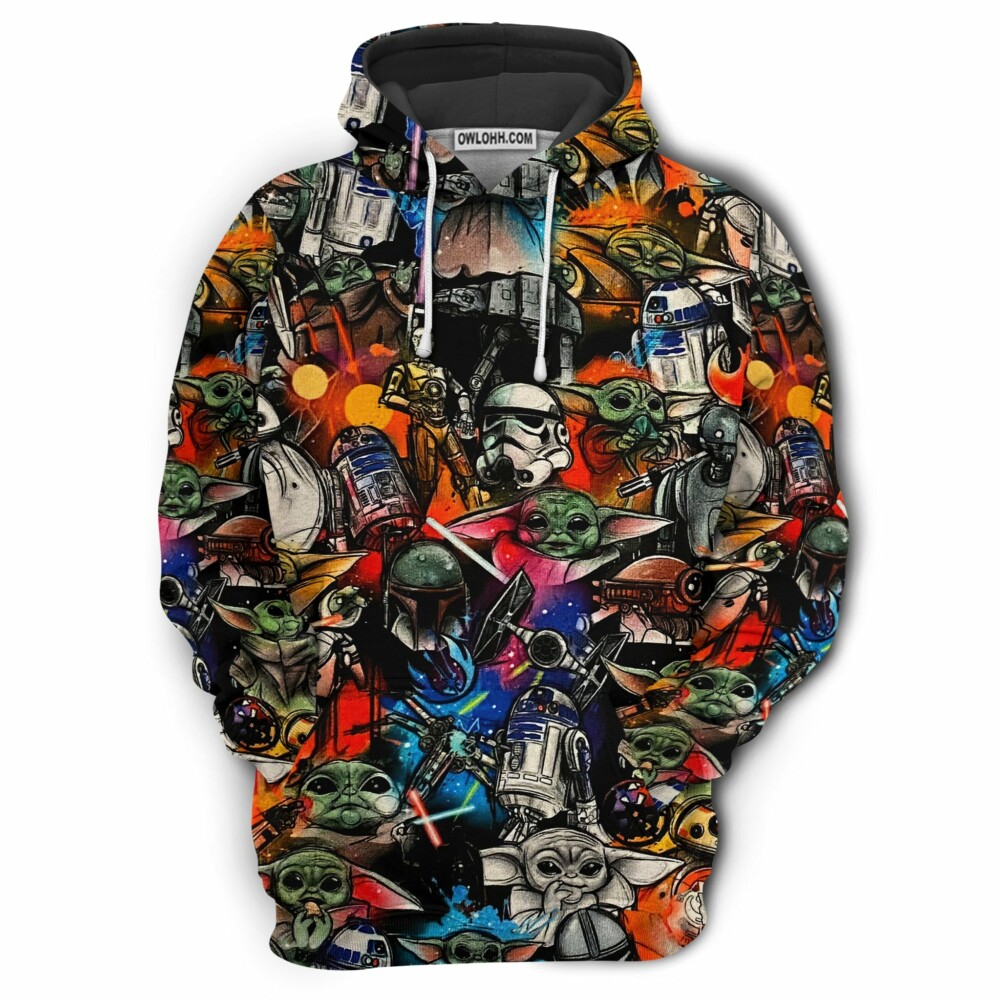 Starwars Highly Illogical Pattern - Hoodie