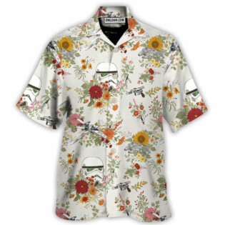 Starwars Stormtrooper Flower Vintage Autumn - Hawaiian Shirt