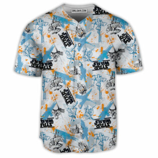 Starwars Yoda Fighters Pattern - Baseball Jersey